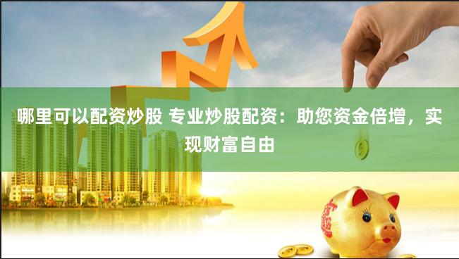 哪里可以配资炒股 专业炒股配资：助您资金倍增，实现财富自由